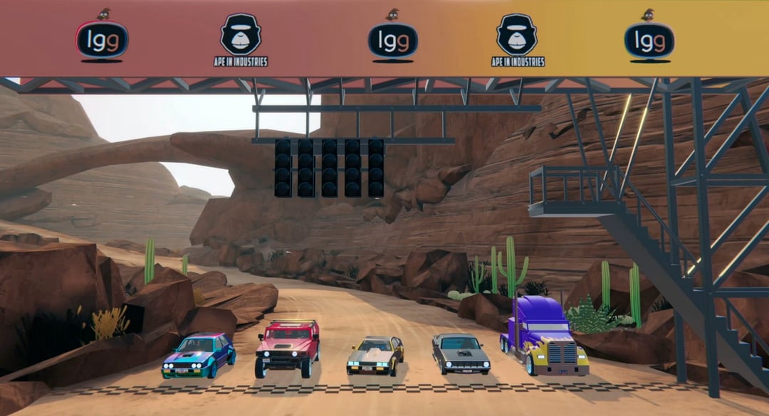 x2eAll P2E games screen shot 3 of Super Racer