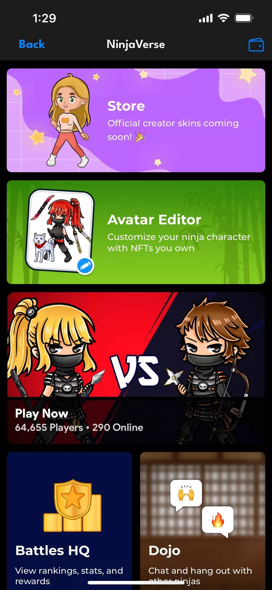 x2eAll P2E games screen shot 3 of NinjaFT