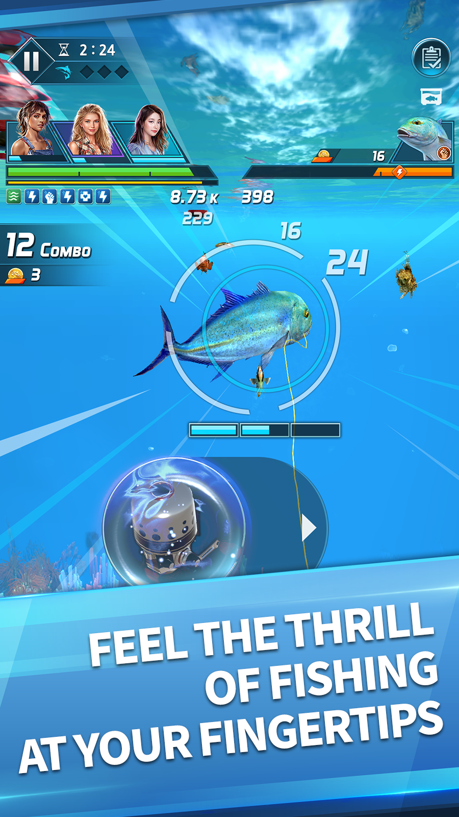 p2eAll P2E games screen shot 1 of Ace Fishing: CREW