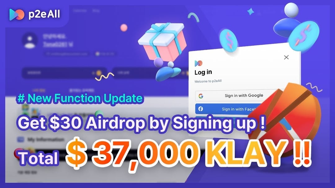 x2eAll P2E games blog thumbnail image of Get $30 Airdrop by Signing up! Total Prize $37,000 in Klay