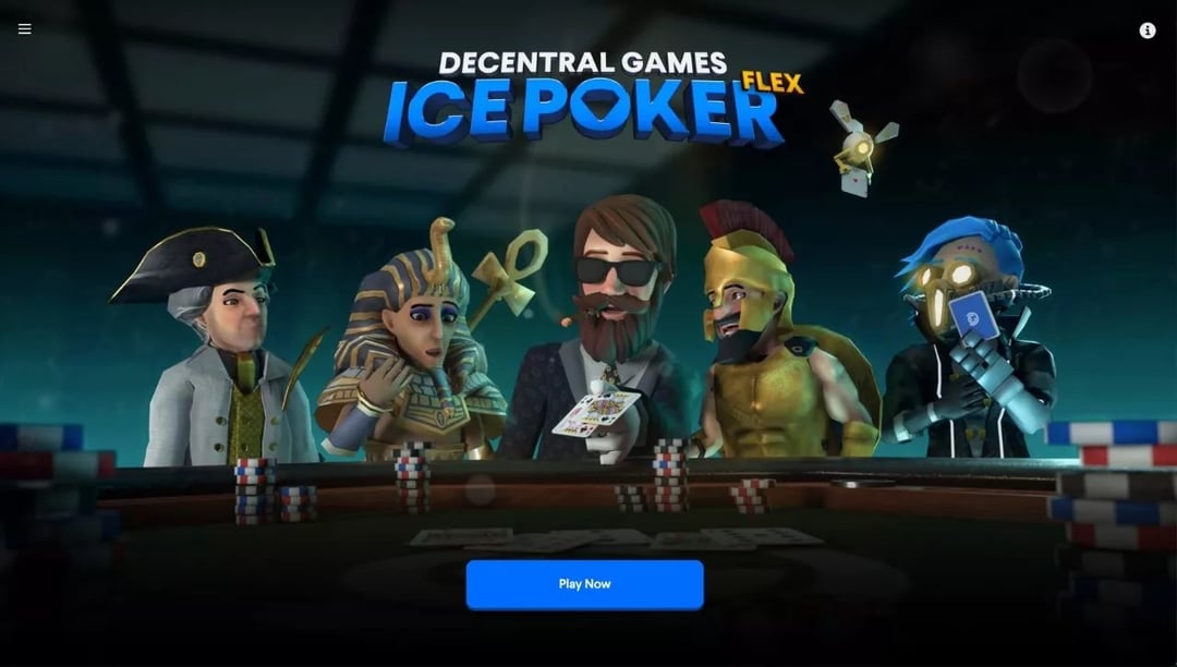 x2eAll P2E games screen shot 1 of ICE Poker by DecentralGames