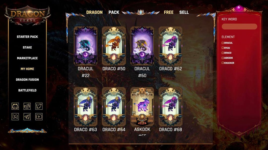 x2eAll P2E games screen shot 5 of Dragon Verse