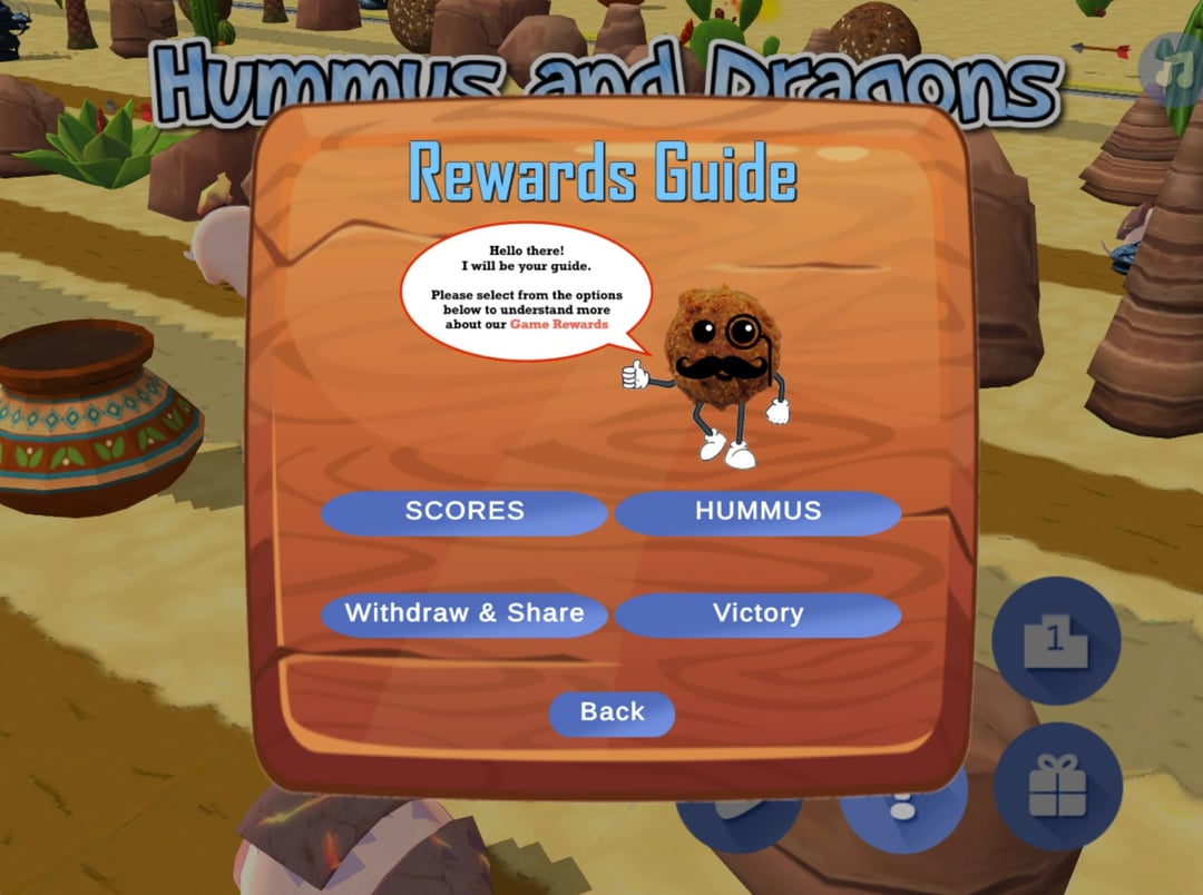 x2eAll P2E games screen shot 5 of Hummus and Dragons