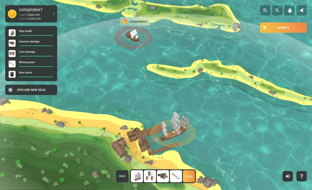 x2eAll P2E games screen shot 1 of Coin Pirates