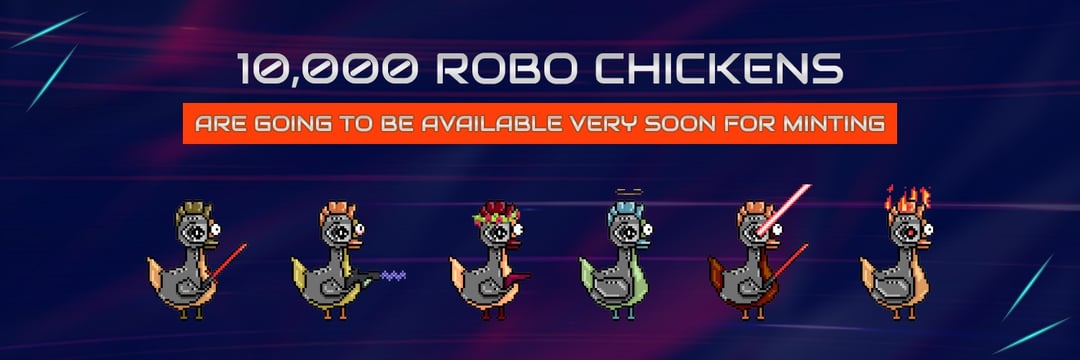 p2eAll P2E games screen shot 1 of Robo Chickens
